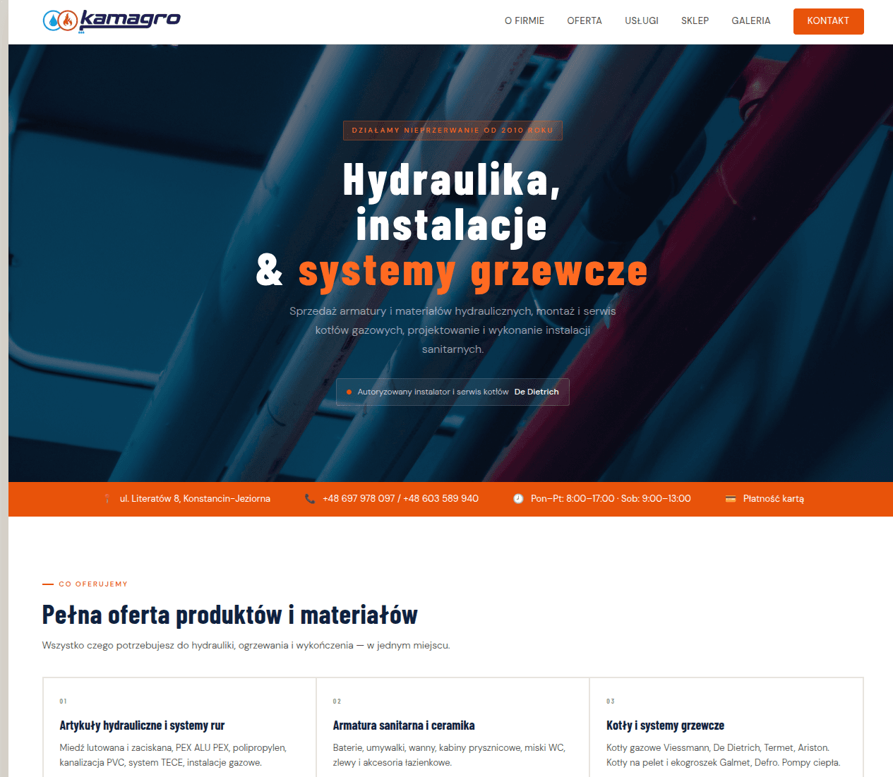 Kamagro — Hydraulika i Instalacje